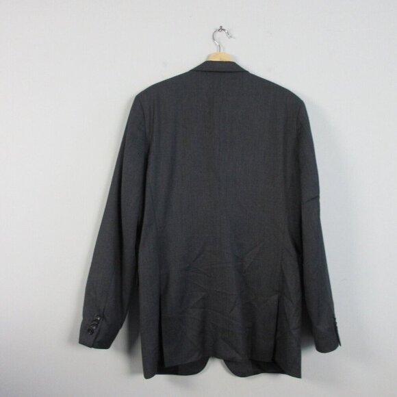 Banana Republic 100% Wool Tailored Fit Blazer Men 42 Long Grey Sport Coat 694 - Picture 2 of 16